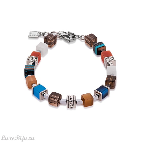 Браслет Coeur de Lion Blue-Brown 4890/30-0711