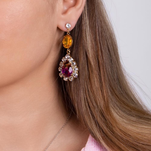 Серьги Moon Paris, Ringo Queen, асимметричные, бант, кристаллы, MRQ-24.05-006 зеленый фото 2