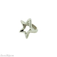 Кольцо Tra-la-ra, Happy, разъемное, в форме звезды, TLR23-222P302 серебристый
