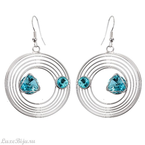 Серьги Malu, City M997/26 BL фото 2