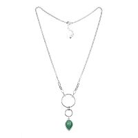 Колье Fiore Luna GREEN AVENTURINE, LN3171-5 G/S