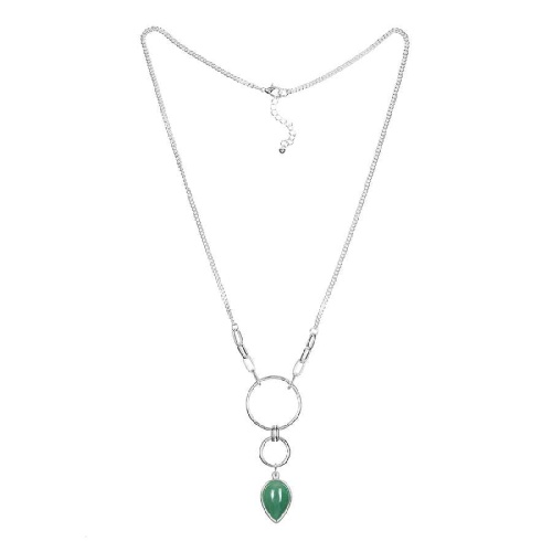 Колье Fiore Luna GREEN AVENTURINE, LN3171-5 G/S
