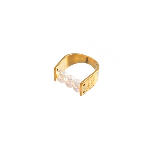 Кольцо Moon Paris, Ringo, с жемчугом, MR-26.06-091 золотистый, 18