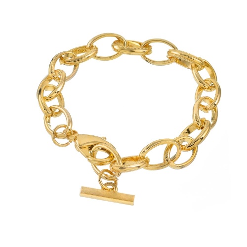 Браслет Moon Paris, Ringo, с овальными звеньями, MR-26.01-045 золотистый