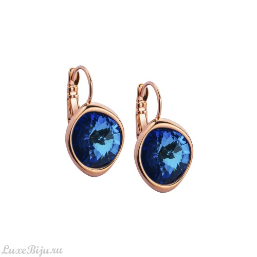 Серьги Fiore Luna Royal Blue Delite A1902.23 BL/RG
