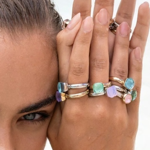 Кольцо Qudo FIRENZE 16.5 (S) Rose Water Opal, 107000/40-5909 16.5 фото 2