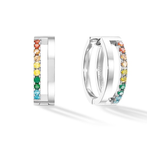 Серьги Coeur de Lion Multicolour Silver, 0136/21-1517 фото 4