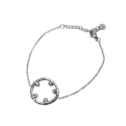 Браслет Moon Paris, Ikita, с кристаллами, MIK-22.03-014 серебристый