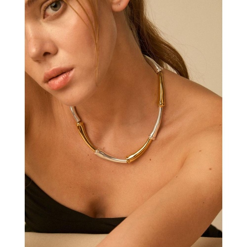 Колье VIDDA, Nexus, биколорное, металл, VD26.1-0246892 золотистый, 50см фото 2