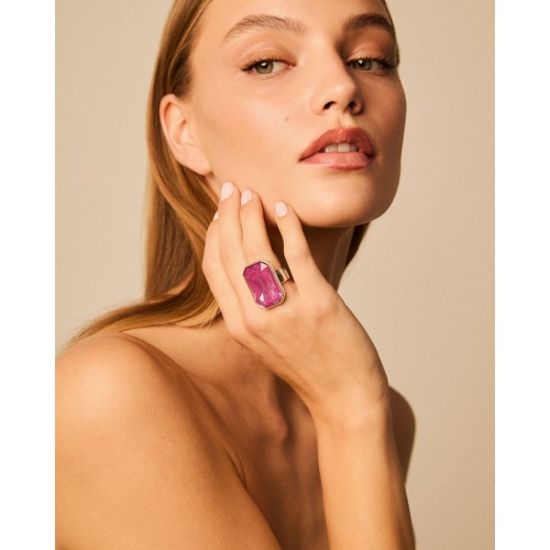 Кольцо VIDDA, Lily, с кристаллом Swarovski, VD25.1-02072 розовый, 17,5 фото 2