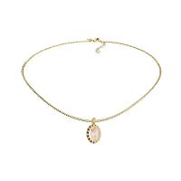 Колье Qudo TIVOLA UNICA big (G/P) Ivory cream delite 3cm, 420702