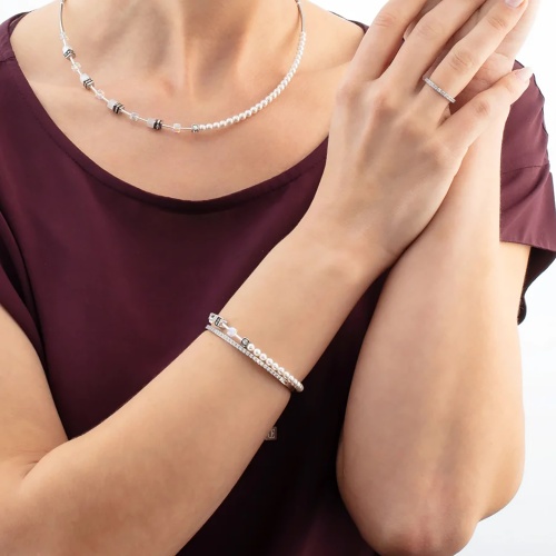 Браслет Coeur de Lion White-Silver, 4087/30-1417 фото 4