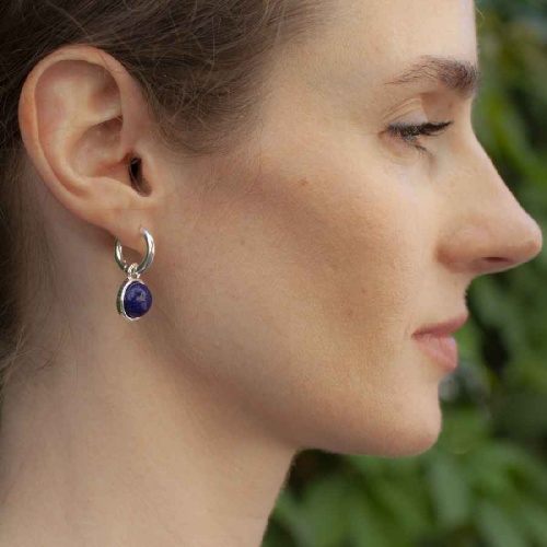 Серьги Fiore Luna NATURAL LAPIS, LE1111 BL/S фото 2