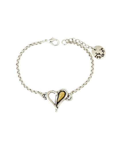 Браслет Tra-la-ra, Pasion, с сердцем, TLR24-241P002 золотистый