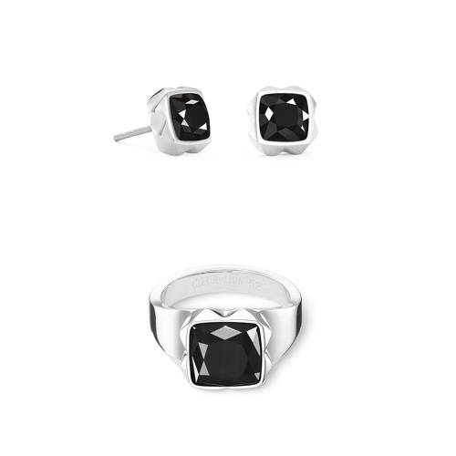 Кольцо Coeur de Lion Black-Silver, 1200/40-1317 58 фото 5