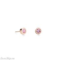 Серьги Coeur de Lion Light Rose 0228/21-1920