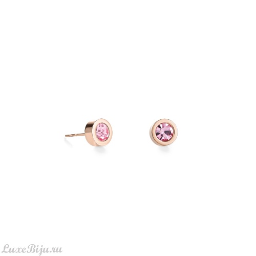 Серьги Coeur de Lion Light Rose 0228/21-1920