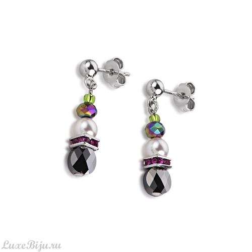 Серьги Coeur de Lion Multicolour 4870/21-1500