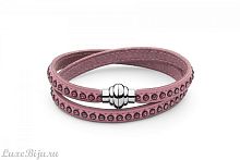 Браслет Qudo Deluxe fuchsia/light rose S 104563 R/S