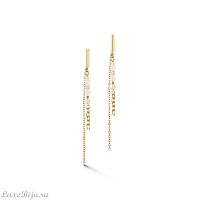 Серьги Coeur de Lion White-Gold, 6005/21-1416