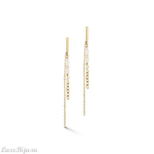 Серьги Coeur de Lion White-Gold, 6005/21-1416