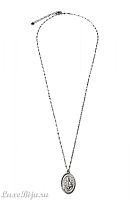 Колье Moon Paris, Ikita, цепь,подвеска Дева Мария, MIK-1902-130 серебристый