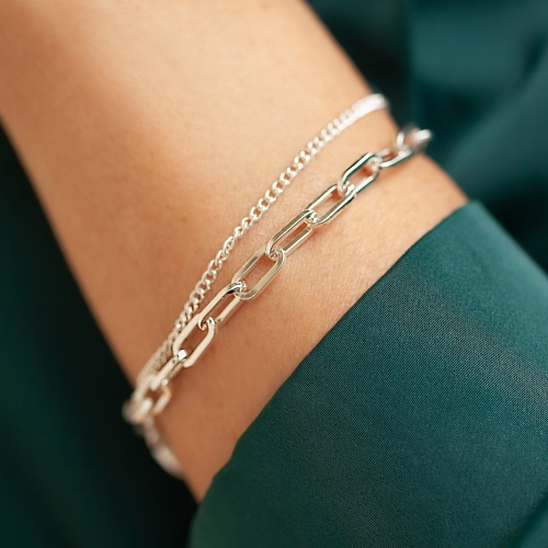 Браслет Fiore Luna Twice Сarabiner, CL6104 S фото 4