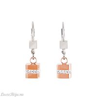 Серьги Coeur de Lion Rosegold-Silver 4966/20-1631