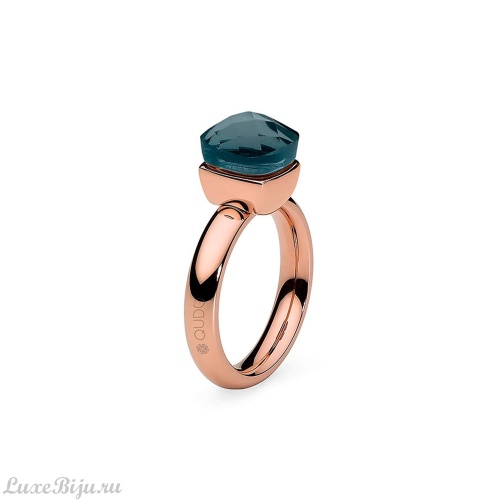 Кольцо Qudo Firenze london blue 16.5 мм 610117 BL/RG