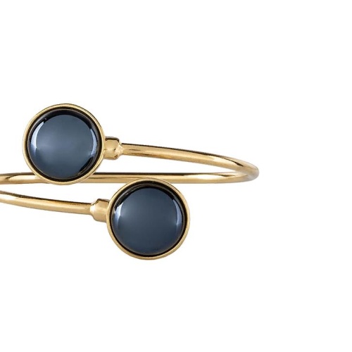 Браслет Possebon pearl black agate C1366.4 BW/G фото 2