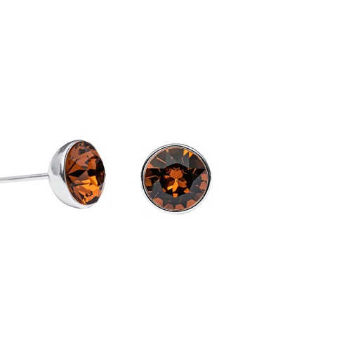Пусеты Fiore Luna Smoked Topaz, SWE298 ST S фото 2