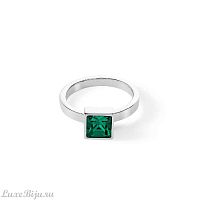 Кольцо Coeur de Lion Dark Green-Silver, 0500/40-0548 60