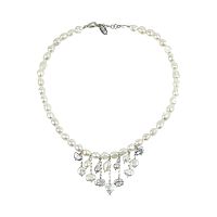 Колье Lanzerotti, Gelido, с жемчугом и подвесками, LZ-25.02-025 белый