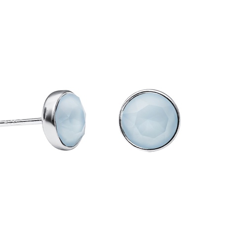 Пусеты Fiore Luna Crystal Powder Blue, SWE297 PB S фото 2