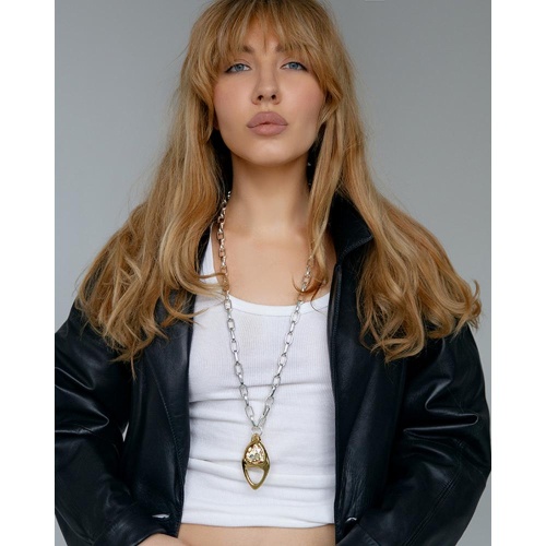 Колье Ciclon, Destiny oro, с кристаллом, CN-250804 янтарный фото 2