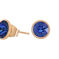 Пусеты Fiore Luna Crystal Royal Blue SWE298 CRB RG