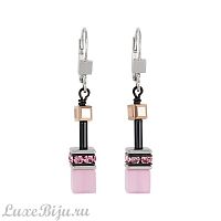 Серьги Coeur de Lion Brown-Rose 2838/20-1119