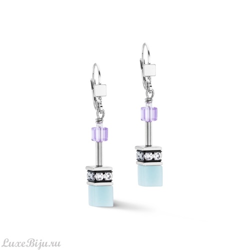 Серьги Coeur de Lion Aqua-Lilac, 2838/20-2026