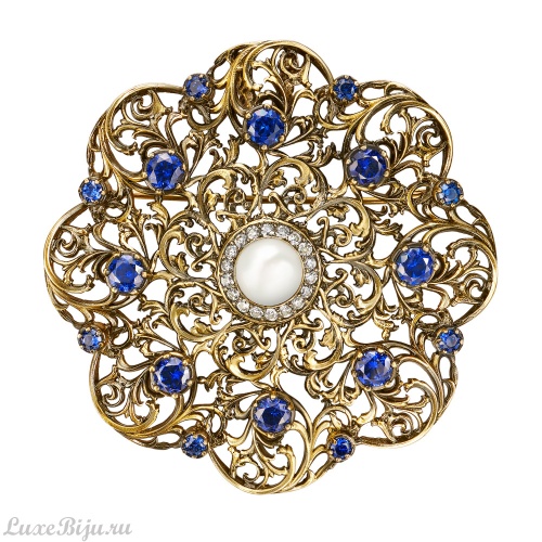 Брошь/Сотуар Fiore di Firenze SP1850 TANZANITE