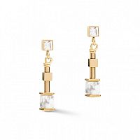 Серьги Coeur de Lion White, 5055/21-1400