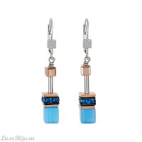 Серьги Coeur de Lion Blue 4016/20-0700