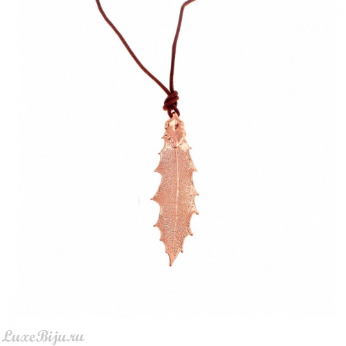 Колье Ester Bijoux Остролист LF32A-RG BR