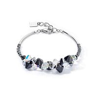 Браслет Coeur de Lion Black-Crystal, 4640/30-1318
