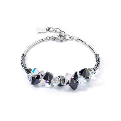 Браслет Coeur de Lion Black-Crystal, 4640/30-1318