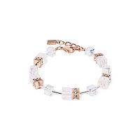 Браслет Coeur de Lion White-Rose Gold, 3018/30-1425
