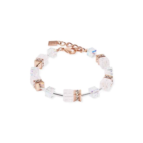 Браслет Coeur de Lion White-Rose Gold, 3018/30-1425