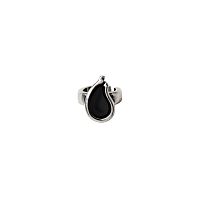 Кольцо Tra-la-ra, Infinity, разъемное, со вставкой из смолы, TLR23-231P302 черный