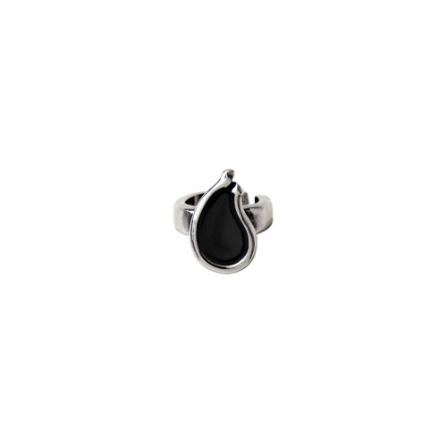 Кольцо Tra-la-ra, Infinity, разъемное, со вставкой из смолы, TLR23-231P302 черный