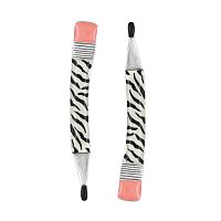 Серьги TARATATA, Gomme, асимметричные, цветная смола с узорами, TT-W25-03928-102 черный