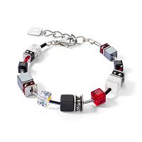 Браслет Coeur de Lion Black-Red, 4530/30-1303